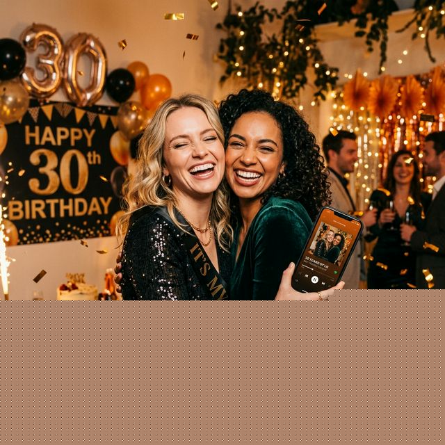 Prezent na 30. urodziny dla przyjaciółki – stwórzcie z jej życia muzyczny hit (i powspominajcie dawne czasy)